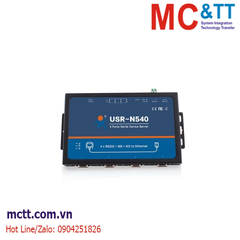 Bộ chuyển đổi 4 cổng RS-232/485/422 sang Ethernet hỗ trợ Modbus Gateway USR-N540-H7