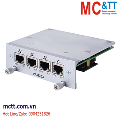 Module mở rộng 4 cổng Gigabit PoE Axiomtek VAM703