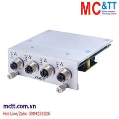 Module mở rộng 4 cổng Gigabit PoE M12 X-coded Axiomtek VAM707