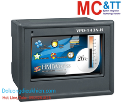 Màn hình cảm ứng HMI 4.3 inch 2xRS-232/485 + Ethernet Modbus RTU/TCP ICP DAS VPD-143N-H CR