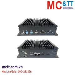 Máy tính nhúng công nghiệp không quạt (2 LAN + 2 COM) MCTT MBOX-2L2C-10TH