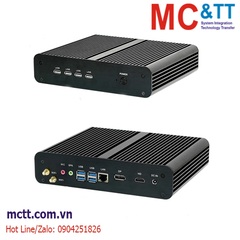 Máy tính công nghiệp không quạt ZM-F90 với I7 1265U/I7 1165G7/ I7 10510U/ I7 8565U, DP + HDMI, 1 LAN, 8 USB