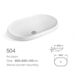 Chậu rửa mặt HU-504