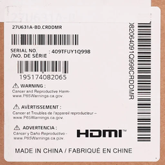 Màn hình LG 27U631A-B 27 inch (2K/ IPS/ 100Hz/ 5 ms)