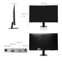 Màn hình LG 27U631A-B 27 inch (2K/ IPS/ 100Hz/ 5 ms)