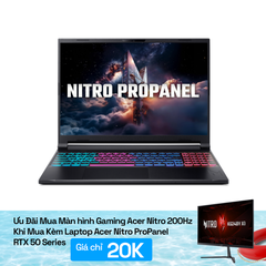 Laptop gaming Acer Nitro ProPanel ANV16S-61-R0B8