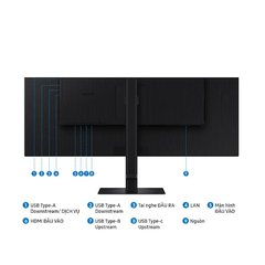 Màn hình Samsung ViewFinity S8 S80UD LS37D800UAEXXV 37 inch (4K/ VA/ 60Hz/ 5 ms)