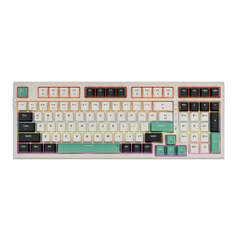 Bàn phím cơ Tri-Mode Mechanical Gaming Newmen GM328 Plus Blue Switch Gradient Gray