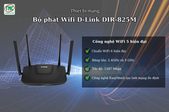 Bộ phát Wifi D-Link DIR-825M (1187 Mbps/ Wifi 5/ 2.4/5 GHz)