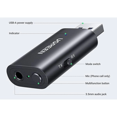 Bộ thu phát 2 trong 1 bluetooth 5.1 Ugreen 60300