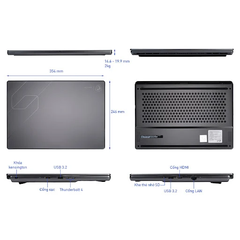 Laptop Msi Stealth 16 AI+ B3WF-007VN (Ultra 9-386H/ GeForce RTX™ 5060/ 32GB/ 1TB/ Win 11 Home)