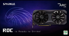 Card Màn Hình Sparkle Intel Arc A770 ROC OC Edition 16GB GDDR6 (SA770R-16GOC)