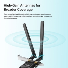 Card mạng Wireless TP-Link Archer TX20E (1775 Mbps/ Wifi 6/ 2.4/5 GHz/BT 5.2)
