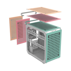 Case Cooler Master Qube 500 Flatpack Macaron Edition