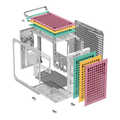 Case Cooler Master Qube 500 Flatpack Macaron Edition