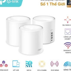 Hệ thống WiFi 6 Mesh Cho Gia Đình AX3000 TP-Link Deco X50 (3-pack)