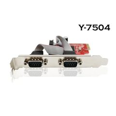 Card PCI-e to 2 cổng Com (RS232) Unitek Y-7504B