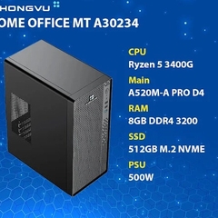 PC ProGear Home Office MT A30234 (AMD Ryzen™ 5 3400G/ 1 x 8GB/ 512GB SSD/ Free DOS)