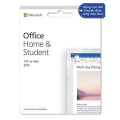 Phần mềm Office Home & Student 2019-Dùng vĩnh viễn-Dành cho 1 User-1 thiết bị-Word, Excel, PowerPoint (79G-05143)