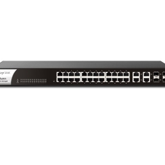 Switch Draytek Vigor G1282 (24 port/ 10/100/1000 Mbps/ SFP)