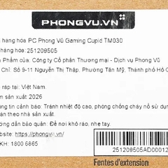 PC ProGear Gaming Cupid TM030 (Intel Core i5-12400F/ GeForce RTX 5060/ 2 x 8GB/ 1TB SSD/ Free DOS)