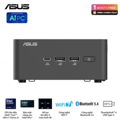 Máy bộ Asus Mini PC NUC 15 Pro Slim BNUC15CRLIP00000 (U300/ 3Y)