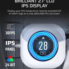 Tản nhiệt nước CPU 3 Fan Corsair NAUTILUS 360 RS LCD White (CW-9061034-WW)