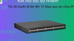 Switch PoE+ DrayTek P2540XS (48 x 10/100/1000 Mbps / 2 x 10 Gbps SFP+)