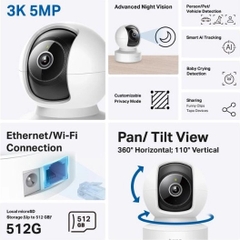 Camera IP 360 độ 5MP TP-Link Tapo C232