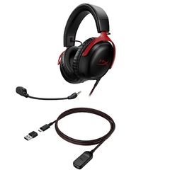 Tai nghe Gaming Over-ear có dây HYPERX CLOUD III - Đỏ-Đen (727A9AA)