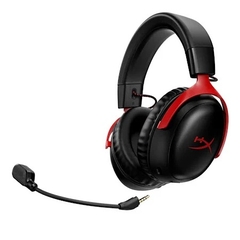 Tai nghe Gaming Over-ear không dây HyperX Cloud III Wireless BLK/RED GAM HS (77Z46AA)