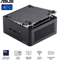 Máy bộ Asus Mini PC NUC 14 PRO Tall RNUC14RVHI300000I-8G512 (Core 3 100U/ Ram 8GB/ SSD 512GB/ 3Y)