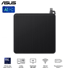 Máy bộ Asus Mini PC NUC 14 PRO Tall RNUC14RVHI300000I-8G512 (Core 3 100U/ Ram 8GB/ SSD 512GB/ 3Y)