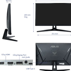 Màn hình Asus TUF Gaming VG27AQ5A 27 inch (2K/ Fast IPS/ 210Hz/ 1 ms)