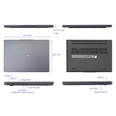 Laptop Lenovo IdeaPad Slim 3 14IRH10 - 83K0004JVN (i5-13420H/ 16GB/ 512GB/ Win 11 Home SL, English)