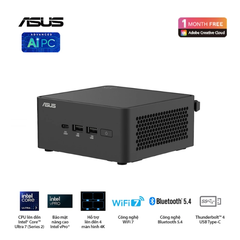 Máy bộ Asus Mini PC NUC 15 Pro Slim BNUC15CRLIP00000 (U300/ 3Y)