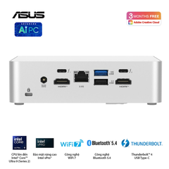 Máy bộ ASUS Mini PC NUC 15 Pro+ RNUC15CRSU500000I (Ultra 5 225H/ 3Y)