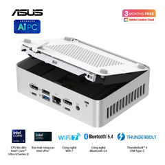 Máy bộ ASUS Mini PC NUC 15 Pro+ RNUC15CRSU500000I (Ultra 5 225H/ 3Y)
