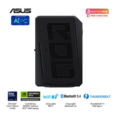 Máy bộ Asus Mini PC ROG NUC RNUC15JNK9X38AA3 (Ultra 9 275HX/ Ram 32GB/ SSD 2TB/ RTX 5070 Ti/ Windows 11 Home/ 3Y)