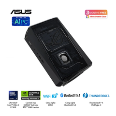 Máy bộ Asus Mini PC ROG NUC RNUC15JNK9X38AA3 (Ultra 9 275HX/ Ram 32GB/ SSD 2TB/ RTX 5070 Ti/ Windows 11 Home/ 3Y)