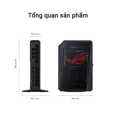 Máy bộ Asus Mini PC ROG NUC RNUC15JNK9X38AA3 (Ultra 9 275HX/ Ram 32GB/ SSD 2TB/ RTX 5070 Ti/ Windows 11 Home/ 3Y)