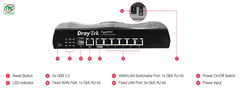Router cân bằng tải DrayTek 2927F (2 x GbE WAN, 5 x GbE LAN, 2 x 3G/4G USB/ SFP)
