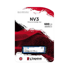 Ổ cứng SSD Kingston NV3 M.2 2280 PCIe Gen 4.0 NVMe 500G (SNV3S/500G)
