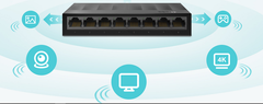 Switch TP-Link LS1008G (8 port/ 10/100/1000 Mbps/ Unmanaged)