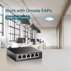 Switch PoE TP-Link TL-SG1005P (5 port/ 10/100/1000 Mbps)
