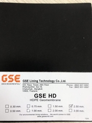 Màng chống thấm HDPE GSE 2.5 mm - Màng HDPE