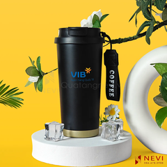 bình giữ nhiệt 500ml màu đen đẹp