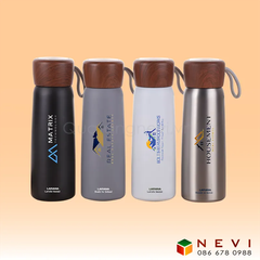 Bình Giữ Nhiệt Nắp Vân Gỗ