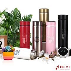 bình giữ nhiệt có chức năng hiển thị nhiệt độ, thiết kế nhiều màu sắc đẹp cho bạn lựa chọn, dung tích 500ml, cung cấp bởi Quà tặng Nevi