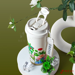 bình giữ nhiệt inox 316 có vòi uống nắp bật tiện lợi